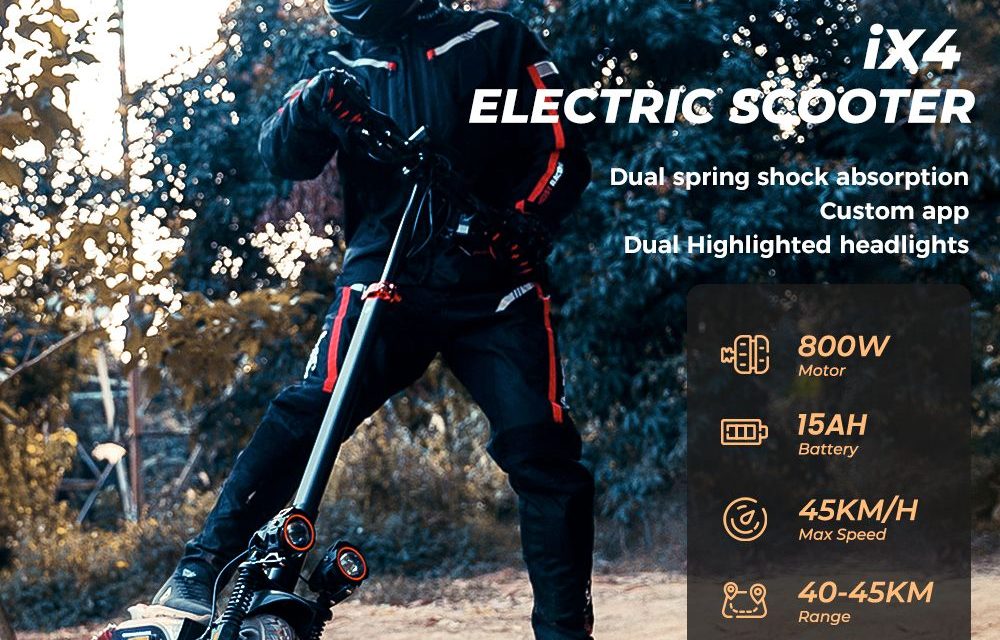 Az iScooter iX4 elektromos roller részletes tesztje: Érdemes megvenni?