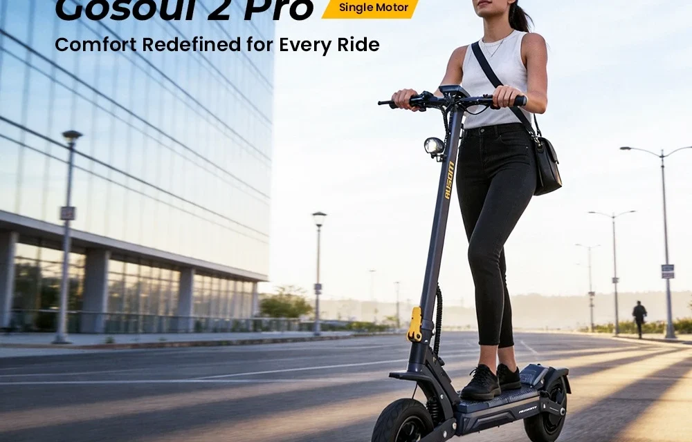 Ausom Gosoul 2 Pro: 90 km hatótáv és 50 km/h sebesség a városi kalandokhoz