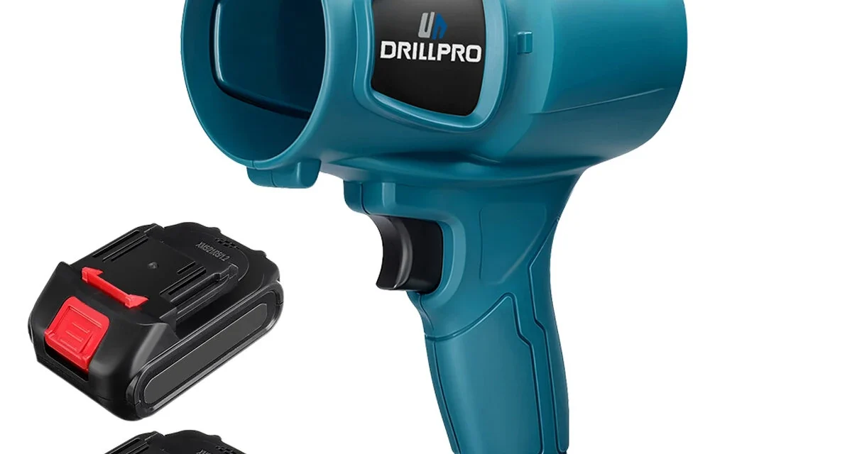 Drillpro turbina ventilátor: 1000W 450g-ban – Tényleg ennyire erős?
