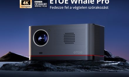 Az ETOE Whale Pro projektorral okosan és egyszerűen viheted haza a moziélményt