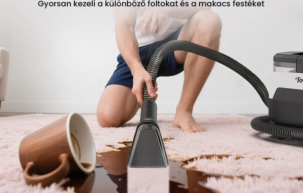 Kutyulabor teszt: Teendow C6 MAX 3 az 1-ben kárpittisztító olcsón