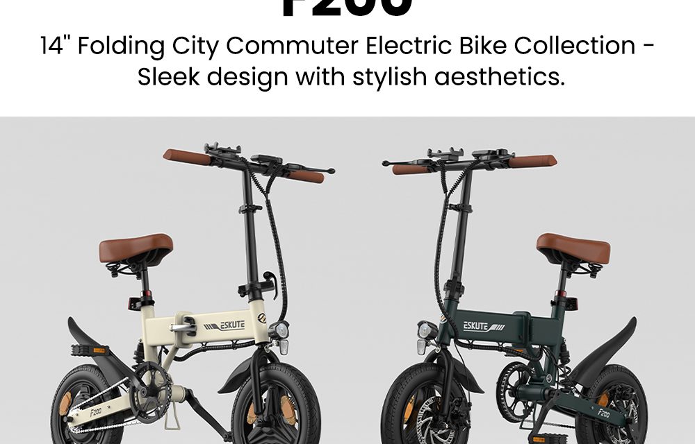 Az ESKUTE F200 e-bike ideális városi ingázáshoz