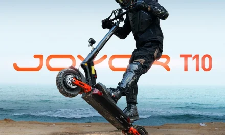 Joyor T10 elektromos roller: Két motorral a városi és terep kihívásokra – teszt