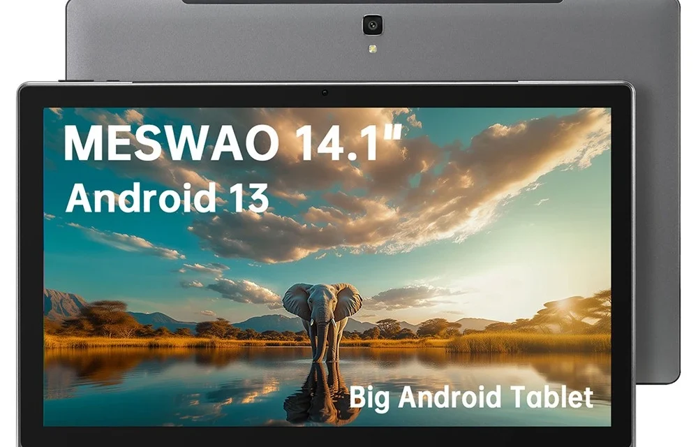 MESWAO B1 tablet: 14.1″ Full HD kijelző és 10000 mAh akkumulátor a kutyulaboron
