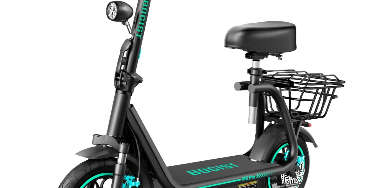 BOGIST M5 PRO+ elektromos roller: Ülve is kényelmes ingázás, EU raktárról