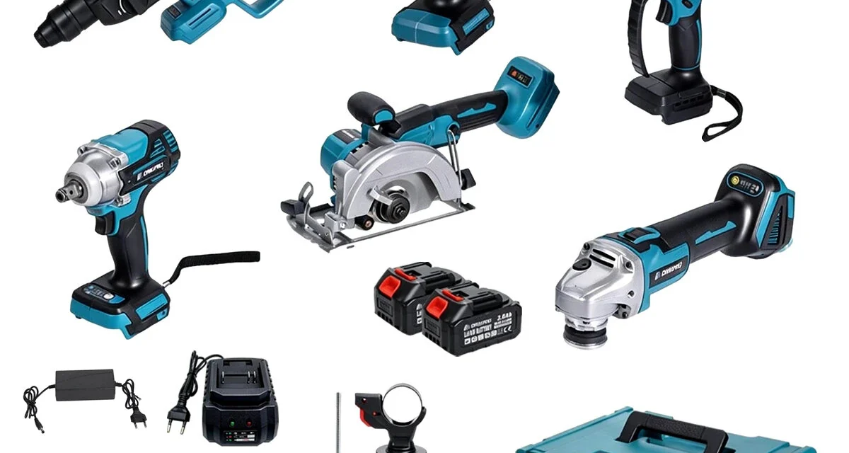 A Drillpro 6 az 1-ben akkus szerszámkészlet, ami a műhelyed alapja lesz