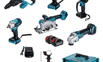 Drillpro 6 az 1-ben szerszámkészlet Makita 18V akkumulátorral: műhely a mindennapokra