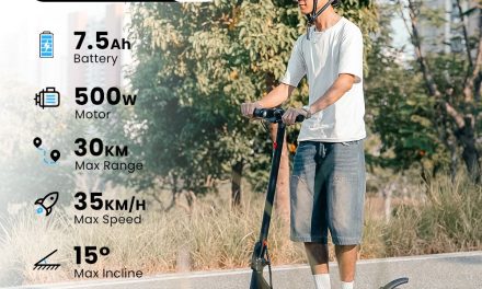 iScooter i9M elektromos roller: 500W-os motorral és 30 km hatótávval, applikációval