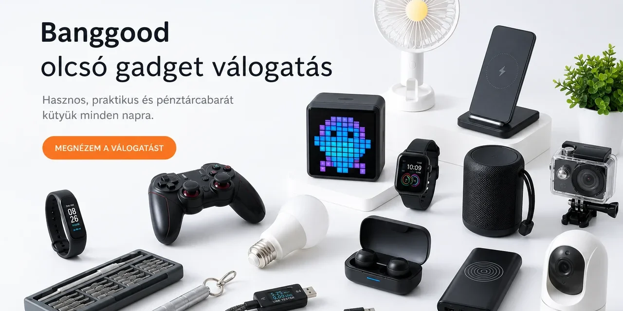 33 Banggood újdonság 5000 Ft alatt – 2026.05.15.