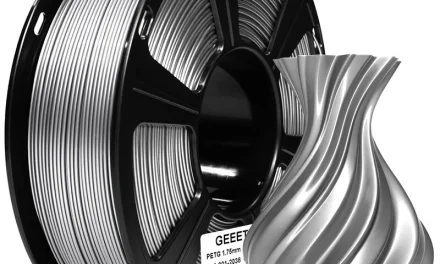 Geeetech fém PETG filament: 3D nyomtatás fémes felülettel
