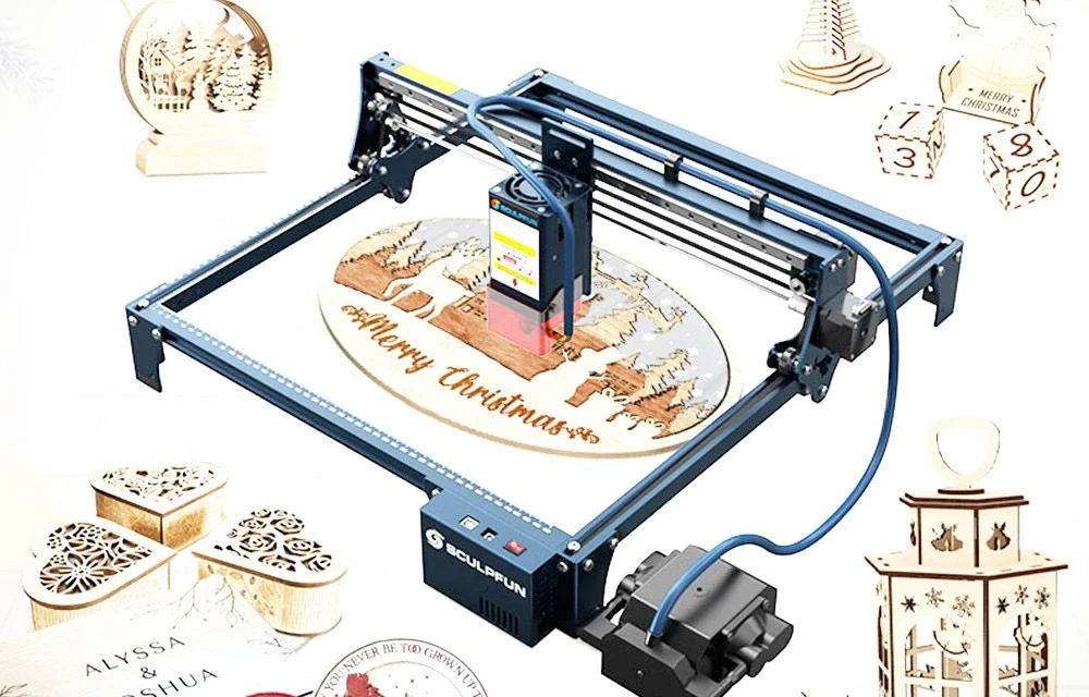 SCULPFUN S30 Pro lézergravírozó: Pontos alkotás otthoni műhelyben