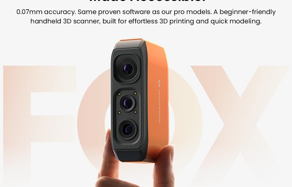 Egyszerű és precíz 3D szkennelés a 3DMakerpro Fox-szal