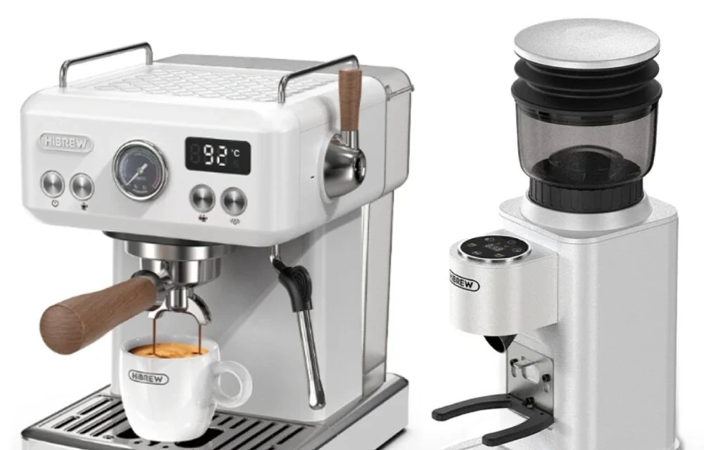 HiBREW H10 Plus eszpresszó gép és G7 őrlő: Kávéházi minőség otthonodban