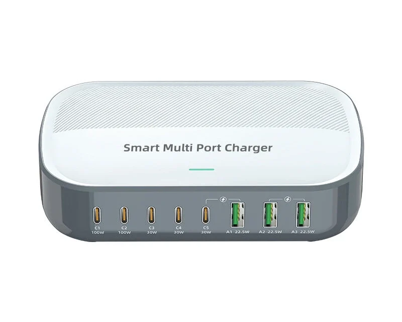 Bakeey WLX-F8C 200W 8-Port USB PD töltő: Okos energiaelosztás minden eszköznek