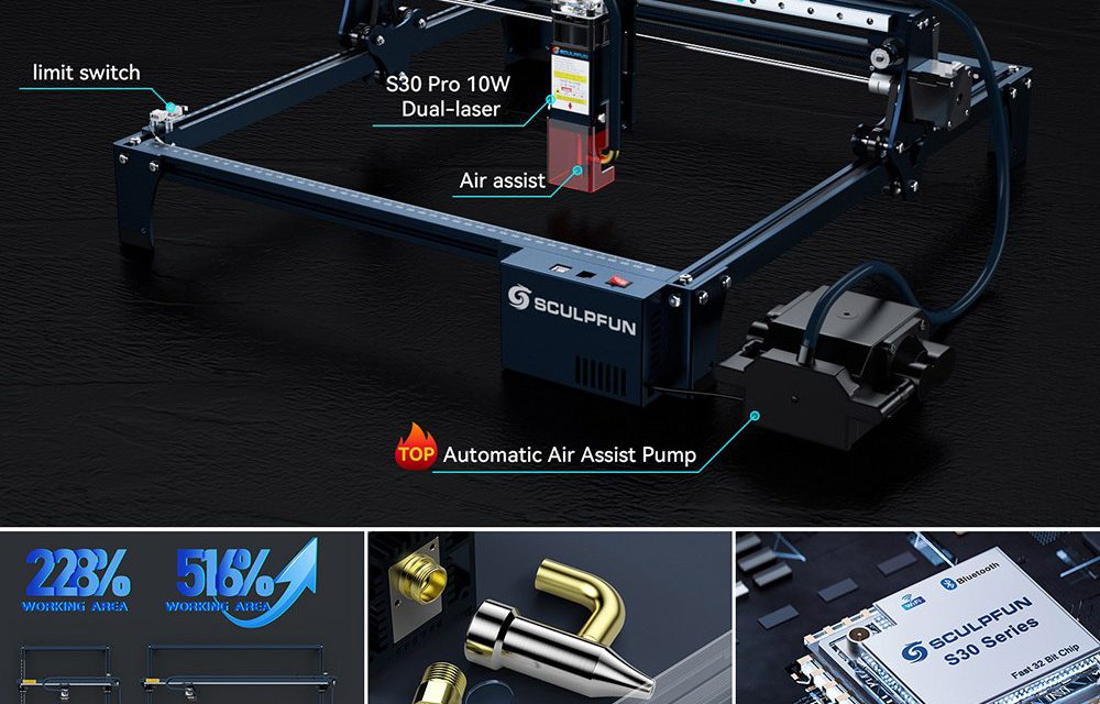 5 ok, amiért az SCULPFUN S30 Pro Max 20W lézergravírozó neked is kell