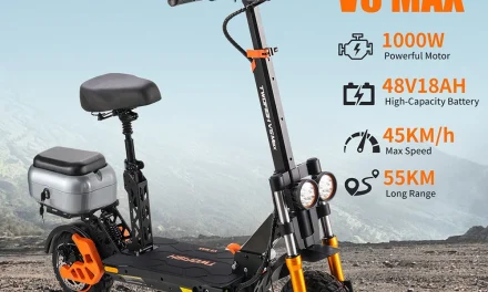 TWOFISH V5 MAX e-roller: a városi közlekedés új szintje