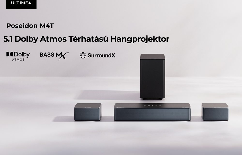 Ultimea Poseidon M4T 5.1 soundbar: Dolby Atmos hangzás a nappaliban