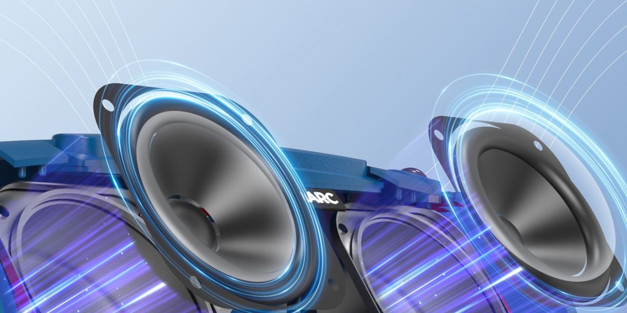 SOUNARC R1 hordozható Bluetooth hangszóró: 40W teljesítmény, IPX6 védelem, 15 óra üzemidő