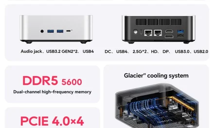 AOOSTAR MACO mini PC: Kompakt erőmű kreatív feladatokra és játékra