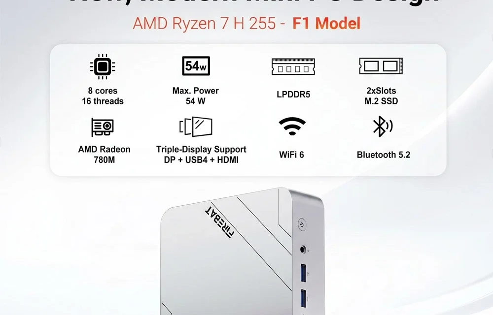 5 ok, amiért a FIREBAT F1 mini PC-t érdemes választanod