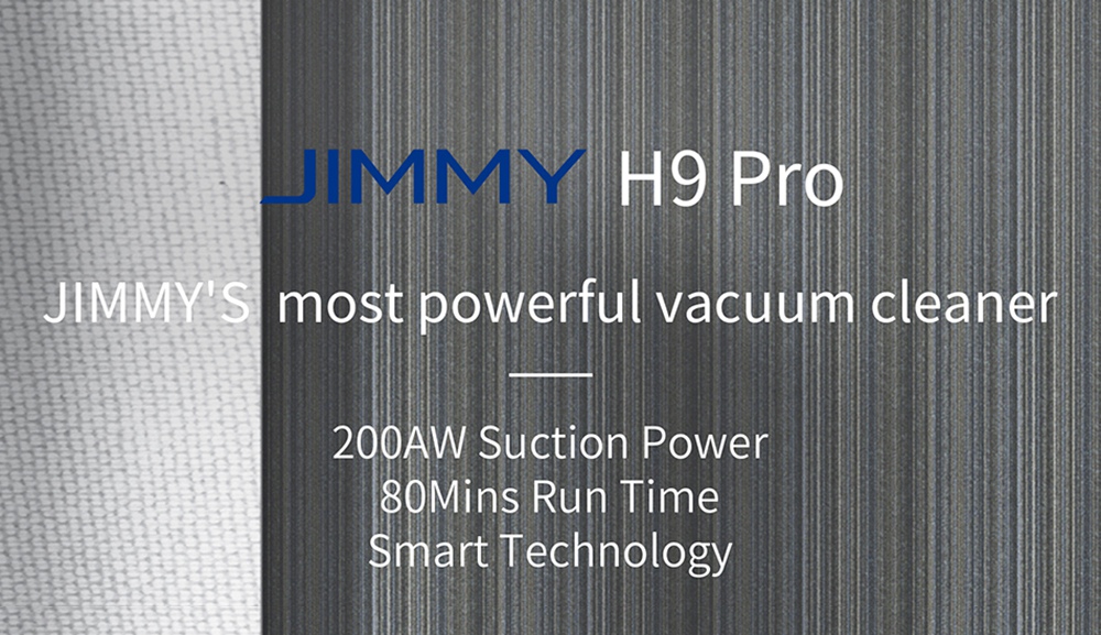 JIMMY H9 Pro porszívó: 200AW szívóerővel és felmosó funkcióval, EU raktárról 62 180 Ft-ért