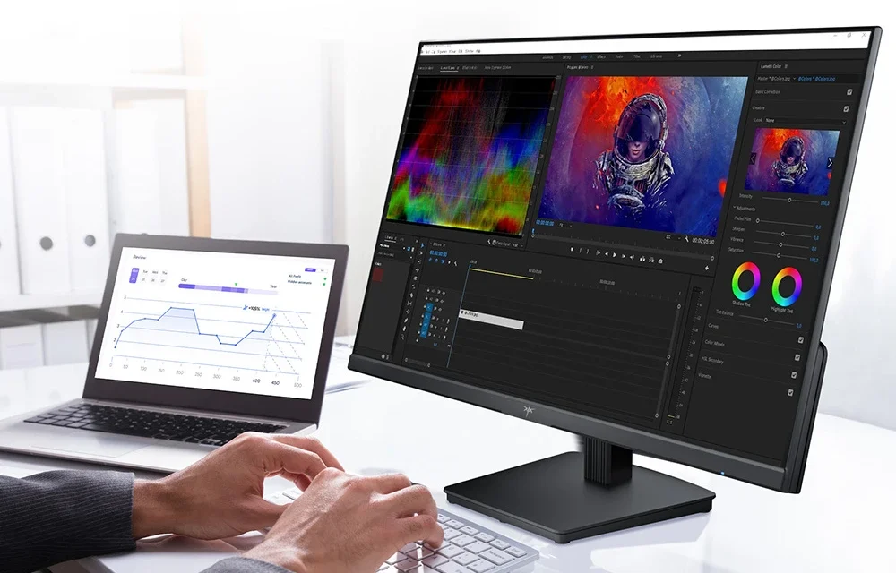 KTC H24B9 monitor: a modern irodai munka elengedhetetlen eszköze