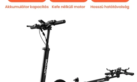 Joyor S10-S-Z elektromos roller: 200 kg teherbírású társ a mindennapokra