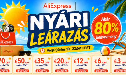 Óriási megtakarítás az AliExpress nyári akciójában: Summer Sale és Choice Day kuponok várnak