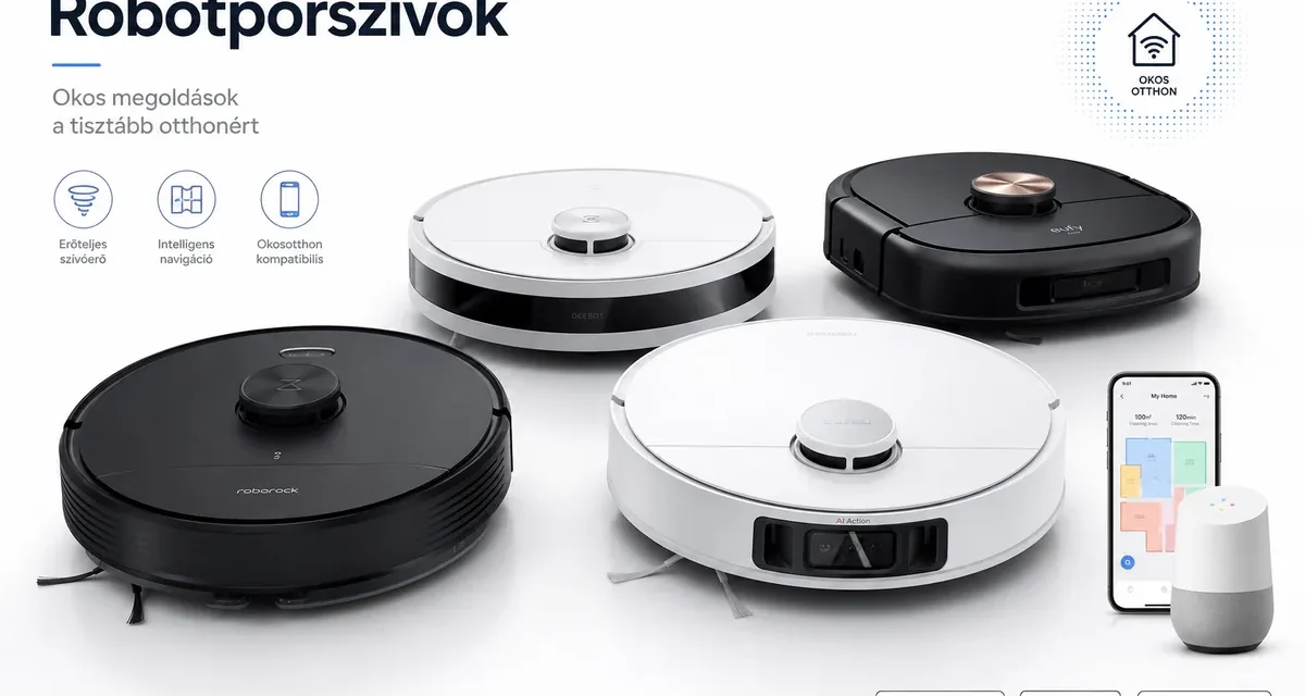 A legjobb robotporszívók 2026-ra: melyiket válaszd?