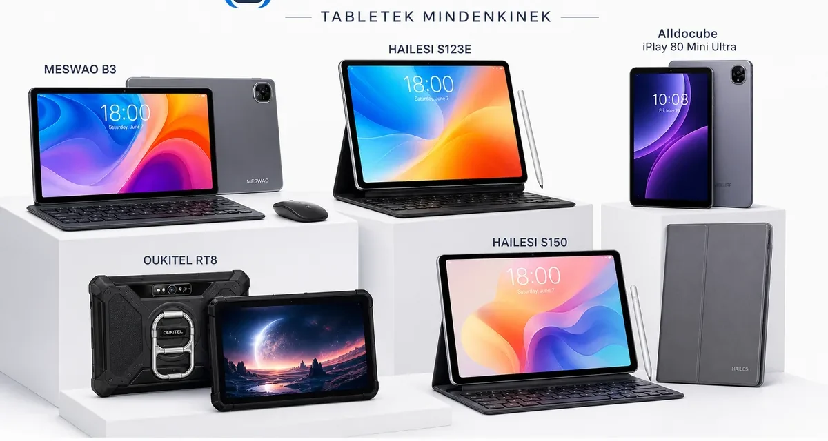 A legjobb tabletek 2026-ra: 5 ajánlott modell