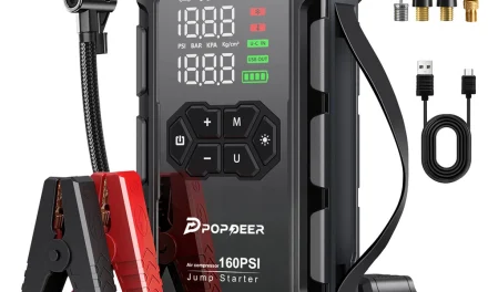 POPDEER PD-JA66 indítókészlet és légkompresszor teszt a kutyulaboron