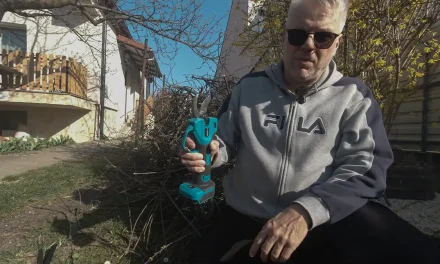 Teszteltük a Drillpro akkumulátoros metszőollót – szerelem első vágásra