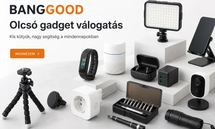 Banggood újdonságok 10000 Ft alatt: 33 termék 2026.06.03-án