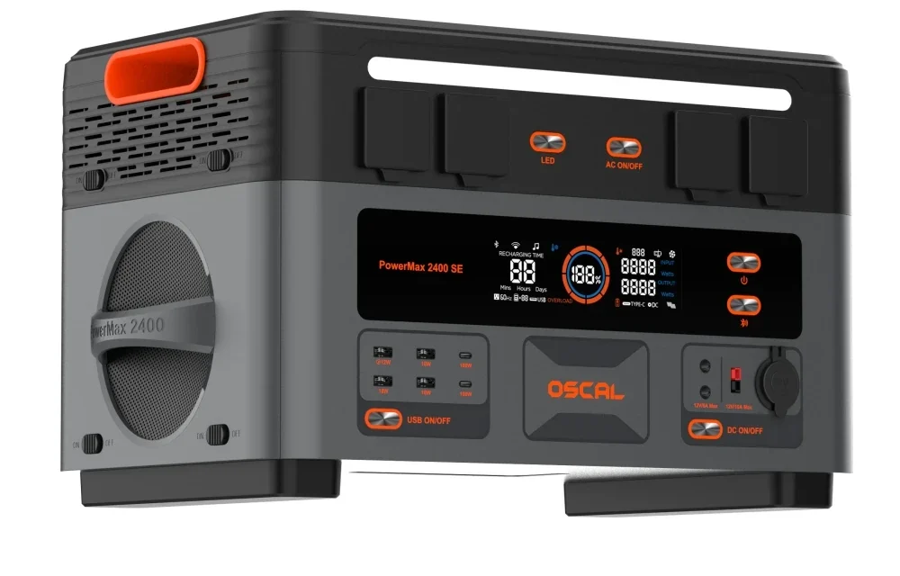 Blackview OSCAL PowerMax 2400 SE PM2400SE A hordozható áramforrás ami a jövőt hozza el