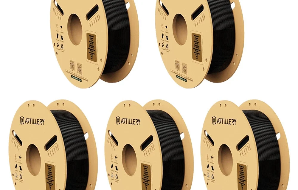 5 kg fekete Artillery PLA filament: pontos és környezetbarát 3D nyomtatás