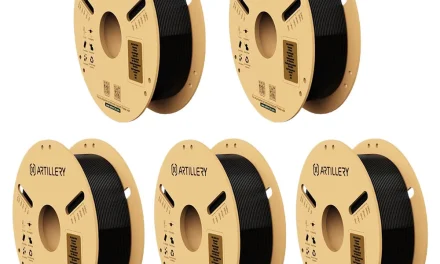 5 kg fekete Artillery PLA filament: pontos és környezetbarát 3D nyomtatás