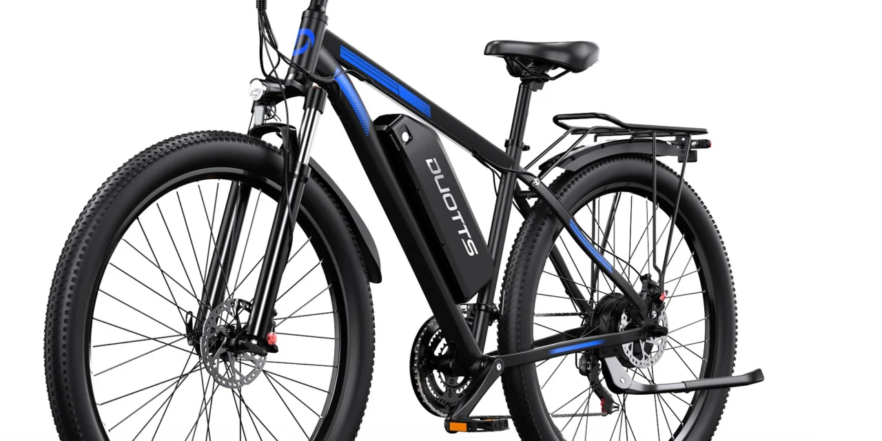 DUOTTS C29-L e-bike app vezérléssel és dupla akkumulátorral a kutyulaboron