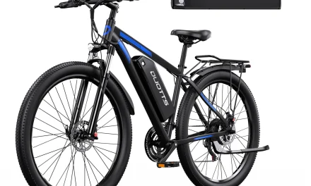 DUOTTS C29-L e-bike app vezérléssel és dupla akkumulátorral a kutyulaboron