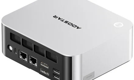 AOOSTAR MACO Mini PC AMD Ryzen AI 9 HX 470 32 GB RAM 1 TB SSD és WIFI7 a kutyulaborban