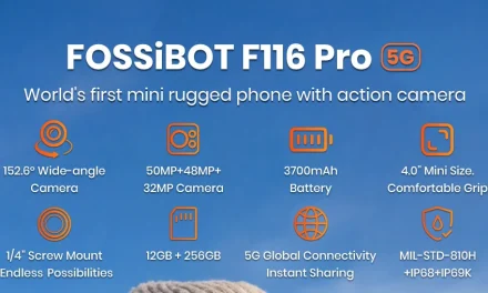 FOSSiBOT F116 Pro: strapabíró okostelefon a kalandokhoz