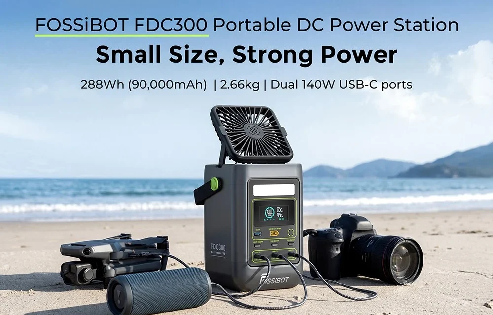 5 ok, amiért a FOSSiBOT FDC300 power station a kedvenced lesz