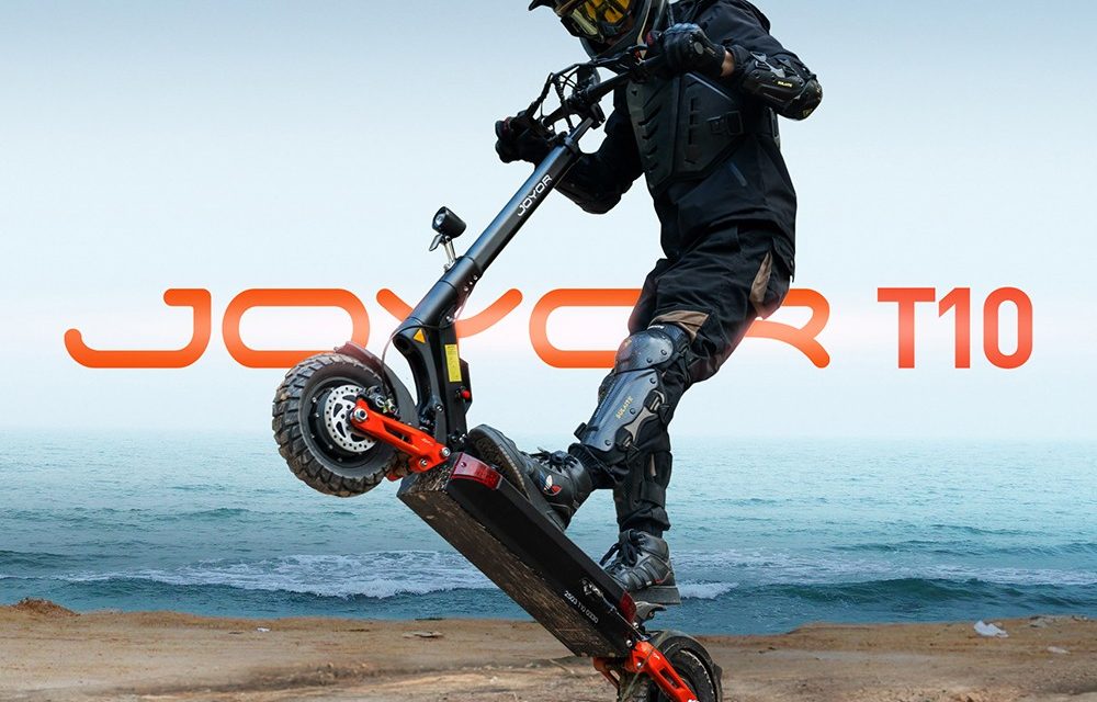 Joyor T10 elektromos roller: 60V, 75 km hatótáv, két motorral a kényelmes ingázásért