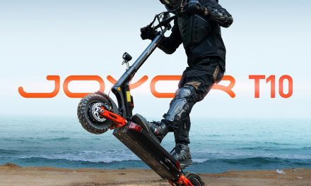 Joyor T10 elektromos roller: 60V, 75 km hatótáv, két motorral a kényelmes ingázásért