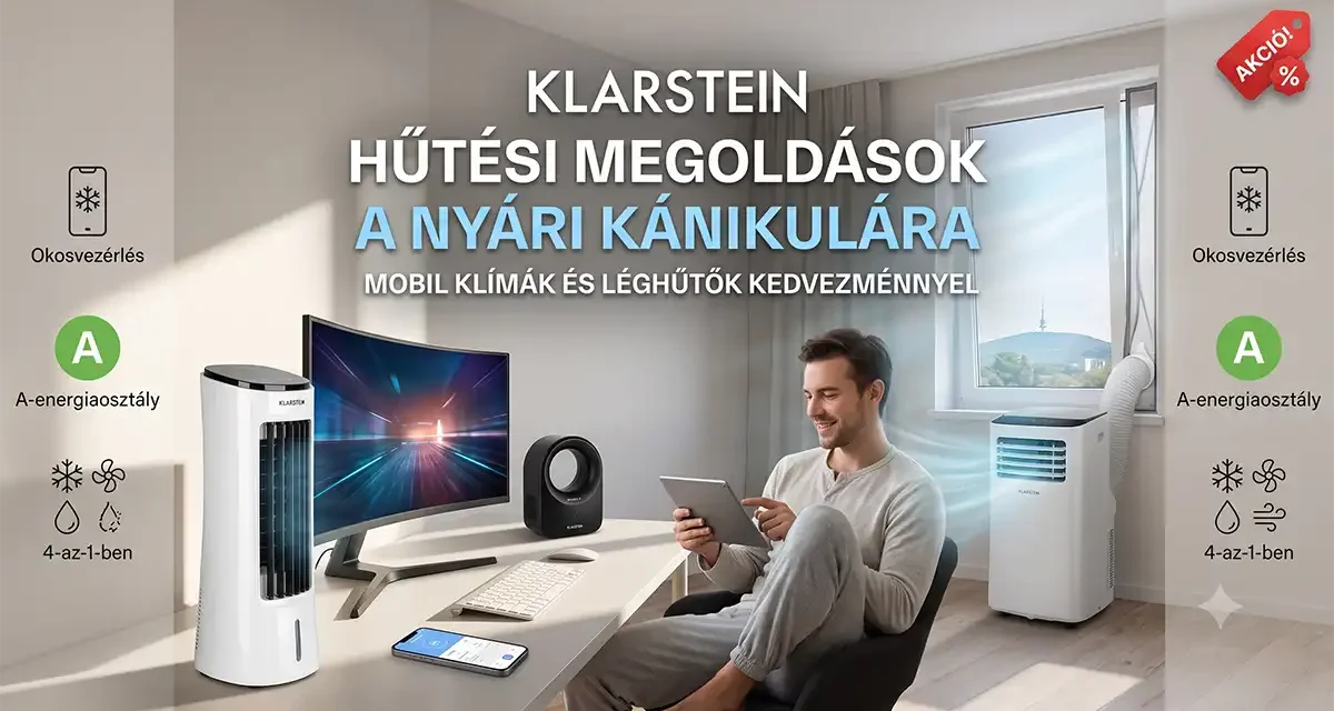 Klarstein mobil klímák és léghűtők akcióban a kutyulaboron