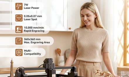Mecpow X3S 7W lézergravírozó precíz alkotások 10000mm/perc sebességgel