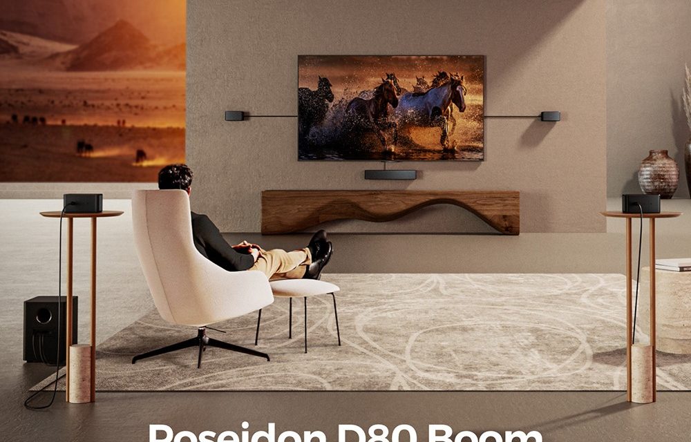 Ultimea Poseidon D80 Boom 7.1 soundbar: Dolby Atmos házimozi olcsón