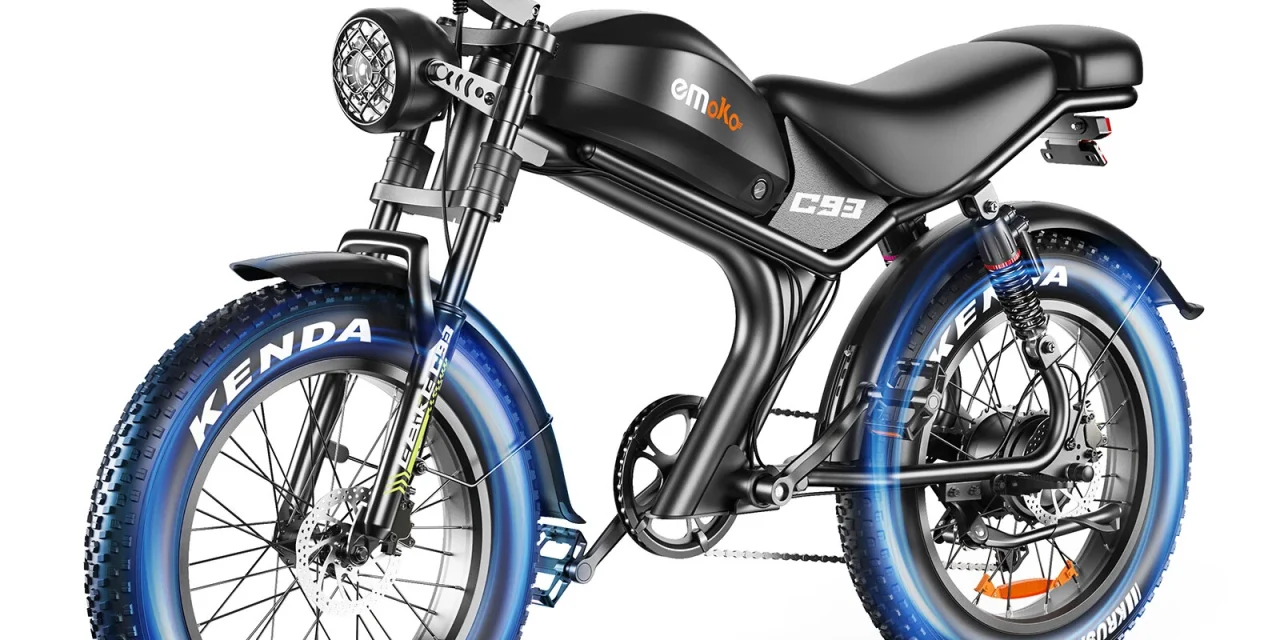 Emoko C93 elektromos kerékpár: 1000W, 20AH, 125KM hatótáv az EU irányelv szerint