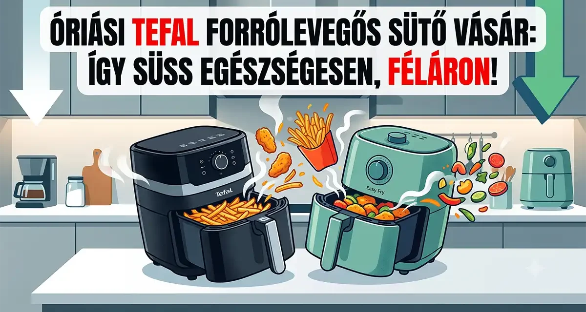 Tefal airfryerek: a legcsendesebb, a legkeskenyebb és egyéb érdekességek