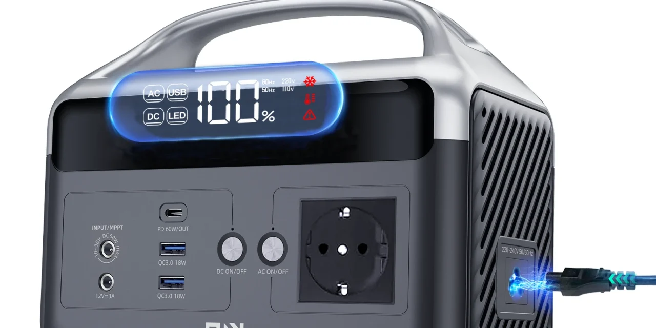 DaranEner NEOZ2 300W 192Wh LiFePO4 hordozható áramforrás a kutyulaboron