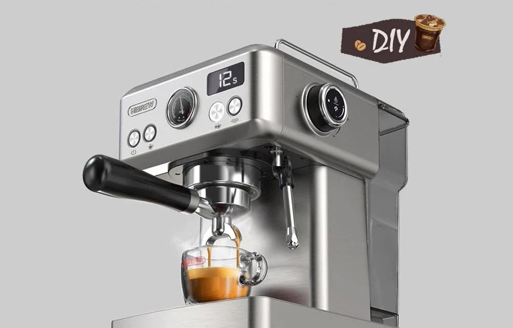 HiBREW H10A félautomata eszpresszó kávéfőző Gyors kávé kevesebb macera bemutato